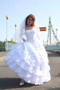 Пышное белое свадебное платье - Изображение #2, Объявление #40640