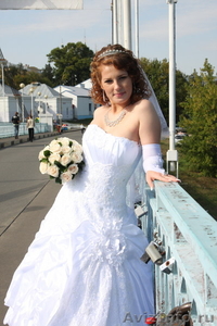Пышное, белое свадебное платье - Изображение #1, Объявление #40660