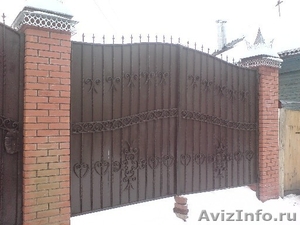 Кованые ворота, калитка - Изображение #1, Объявление #846424