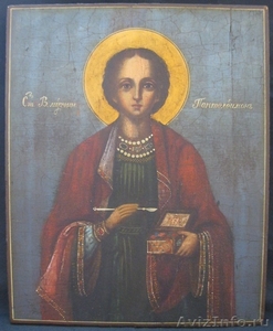Продам икону св.Пантелеимона - Изображение #1, Объявление #1311647