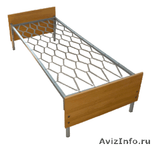 Кровати одноярусные для бытовок, кровати металлические для казарм, дёшево - Изображение #6, Объявление #1478866